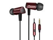 Pioneer SE CL51S Stereo In Ear Headphones Wine Red