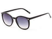 Sunglass Warehouse Bonnington 2646 Black Frame with Smoke Lenses Womens Round Sunglasses