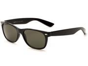 Sunglass Warehouse Rambler 1188 Black Frame with Smoke Lenses Unisex Retro Square Sunglasses