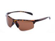 Sunglass Warehouse Colt 9821 Tortoise Frame with Brown Lenses Unisex Sport Wrap Around Sunglasses