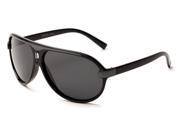 Sunglass Warehouse Riptide 9388 Black Grey Frame with Grey Lenses Unisex Aviator Sunglasses