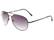 Sunglass Warehouse Pier 1255 Grey Frame with Smoke Lenses Unisex Aviator Sunglasses
