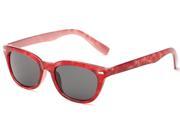 Sunglass Warehouse Ravine 2002 Red Tortoise Frame Womens Retro Square Sunglasses