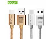 Type C Usb C Cable Golf 3.3 Ft 1M Braided Cable with Reversible Connector for New Macbook 12 inch ChromeBook Pixel Nokia N1 Tablet Asus Zen AiO and Other