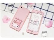 iPhone 7 Plus 6S 6 Plus Screen Protector hello kitty both Front and Back Effect iPhone 7 Plus Tempered Glass Screen Protector for Apple iPhone 7 Plus iPhone 6S