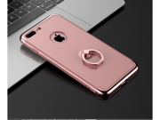 iPhone 7 Case Shockproof Slim Fit Dual Layer Protection cover with Kickstand holder for iPhone 7 rose gold