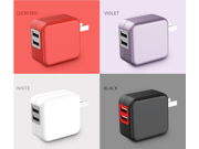 Wall Charger buyitin 24W 2A 2 Port USB US Wall Charger Travel Power Adapter Portable Travel Charger
