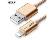 2 pack 3.3 Feet Apple MFi Certified Golf Nylon Braided Lightning Cable Charging Cable USB Cord for iphone 7 7 plus 6s 6s plus 6plus 6 5s 5c 5 iPad Mini Ai