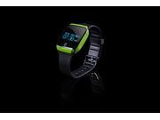 Fusion5 Fitness Activity Tracker Watch and Bluetooth Smartwatch for Android and iOS (GREEN)