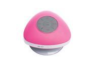 Purtech Bluetooth shower speaker Triangle shape in Pink for Apple iPhone 5 5s 5c 6 6s 6 Plus 6s Plus 7 7 Plus Samsung Galaxy LG Nokia Sony