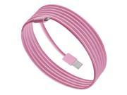 Purtech Apple MFI Certified Lightning Cable 6.6 Feet Pink Strong Jacket Sync Charge Apple iPhone 5 5s 5c SE 6 6s 6 Plus 6s Plus iPhone 7 7 Plus