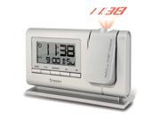 Classic Atomic Projection Clock Silver RM308 Silver
