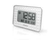 GLAZE Digital Wall Clock White