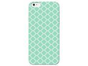 Mint Green Moroccan Damask Pattern Print Phone Case For Iphone 4 4s by iCandy Products