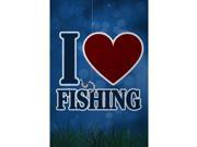 I Love Fishing Heart Man Cave Bar Decor Sign 2 Pack Signs