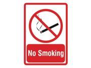 No Smoking Sign Cigarette Smokers Not Allowed In Area Aluminum Metal 4 Pack