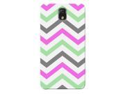 Hot Pink Grey Green Chevron Phone Case For Samsung Galaxy Note 3 by iCandy Products