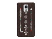 Double Arrow Wood Grain Aztec Pattern Phone Back Cover for the Samsung Note 5 Case