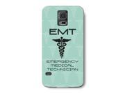 EMT Emergency Medical Technician Green Background Medical Wing Snake Symbol Picture Phone Case for the Samsung Galaxy