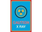 Caution X Ray Print Picture Warning Radiation Hospital Doctor Office Business Notice Sign Aluminum Metal