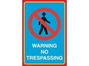 Warning No Trespassing Print Picture Large 12 x 18 Notice Home Office Work School Business Sign