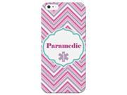 Paramedic Print Striped Pink Gray White Design Medical Phone Case for the Apple Iphone 5 5s Medical Pattern Cases