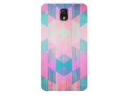 Wood Texture Geometric Pattern Bright Multicolor Phone Case For Samsung Note 3 Back Cover