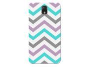 Purple Grey Blue Chevron Phone Case For Samsung Note 3 by iCandy Products