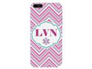 LVN Striped Pink Gray White Medical Print Phone Case for the Apple Iphone 5c Cute Nurse Fashion Back Cover