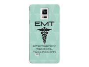 EMT Emergency Medical Technician Green Background Medical Wing Snake Symbol Picture Phone Case for the Samsung Note 5