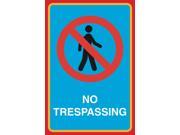 No Trespassing Print Picture Notice Home Office Work School Business Sign