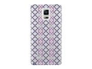 Pink Purple Geometric Diagonal Stylish Fashion Clear Fashion Phone Case For Samsung Note 4 Back Cover