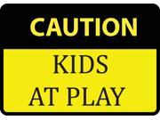 Caution Kids At Play Sign Large Warning Children Playing 12 x 18 Signs 4 Pack