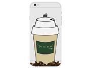 Coffee Cup ?You Can Do It? Image Picture Icon Cute Food Phone Case Clear For Apple iPhone 4 Case