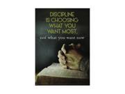 Discipline Is Choosing What You Want Most Not What You Want Now Print Large 12 x 18 Picture Inspiration Motivational Q