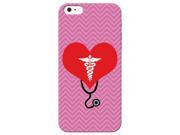 Nurse Hospital Heart Stethoscope Chevron Back Cover 7 for Apple iPhone 7 Plus Case By iCandy Products RN CNA LPN