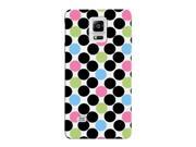 Black Blue Pink Green Polka Dot Phone Case For Samsung Note 4 by iCandy Products