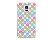 Blue Pink Grey Green Polka Dot Phone Case For Samsung Note 5 by iCandy Products