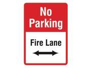 Fire Lane No Parking Sign Lot Towing Zone Signs