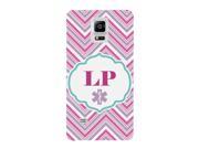 LP Striped Pink Gray White Medical Print Phone Case for the Samsung Note 4 Cute Nurse Fashion Back Cover