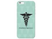 Paramedic Green Background Medical Wing Snake Symbol Picture Phone Case for the Apple Iphone 4 4s Medical Pattern