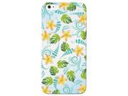 Yellow Blue Floral Print Flower Phone Back Cover for the Iphone 6s Case iCandy Products