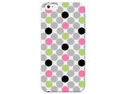 Black Hot Pink Grey Green Polka Dot Phone Case For Iphone 5 5s by iCandy Products