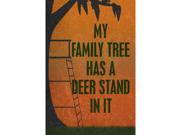 Aluminum Metal My Family Tree Has A Deer Stand In It Quote Picture Man Cave Wall Decoration Funny Humor Hunting Sign