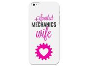Pink Black Spoiled Mechanics Wife Back Cover for the Apple Iphone 6s Case By iCandy Products