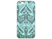 Vintage Blue Gray Peacock Print Phone Case For Iphone 4 4s by iCandy Products