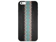 Dark Wood Texture Multicolor Weave Design Tribal Phone Case For Apple iPhone 6s Phone Back Cover