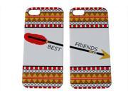 Set Of Arrow Aztec Best Friends Phone Cover For The Iphone 4 4s Case For iCandy Products