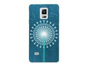 Dandelion Picture Graphic Floating Petals Blue Background Phone Case For Samsung Note 4 Back Cover