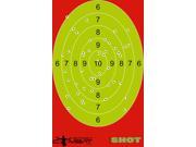 Oval Green Reactive Paper Splatter Target Bullseye Shooting Targets For Practice Sight In
